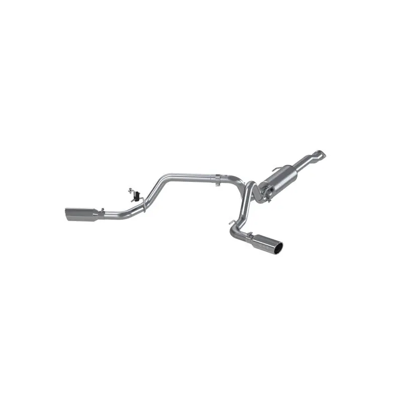 Mbrp 2016 Toyota Tacoma 3.5L Cat Back Turn Down Style Aluminized Exhaust System 2