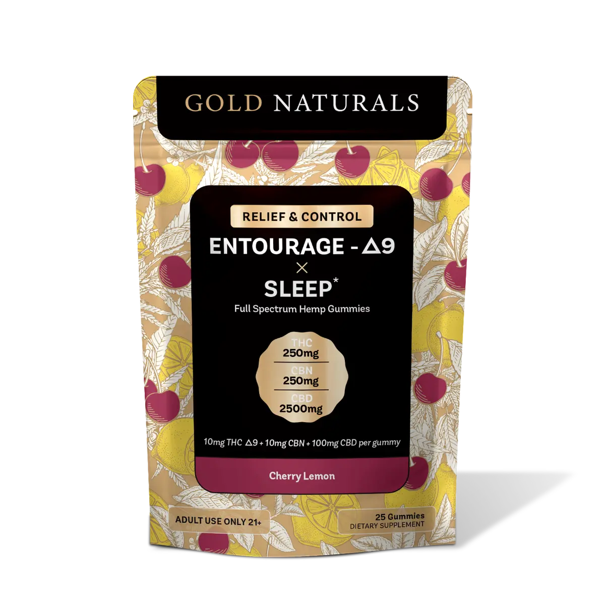 Gold Naturals Entourage Δ9 X Sleep Gummy 3