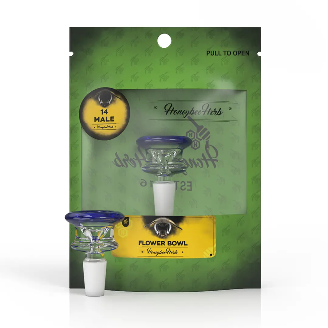 Honeybee Herb Flower Bowls (Green Line) 17