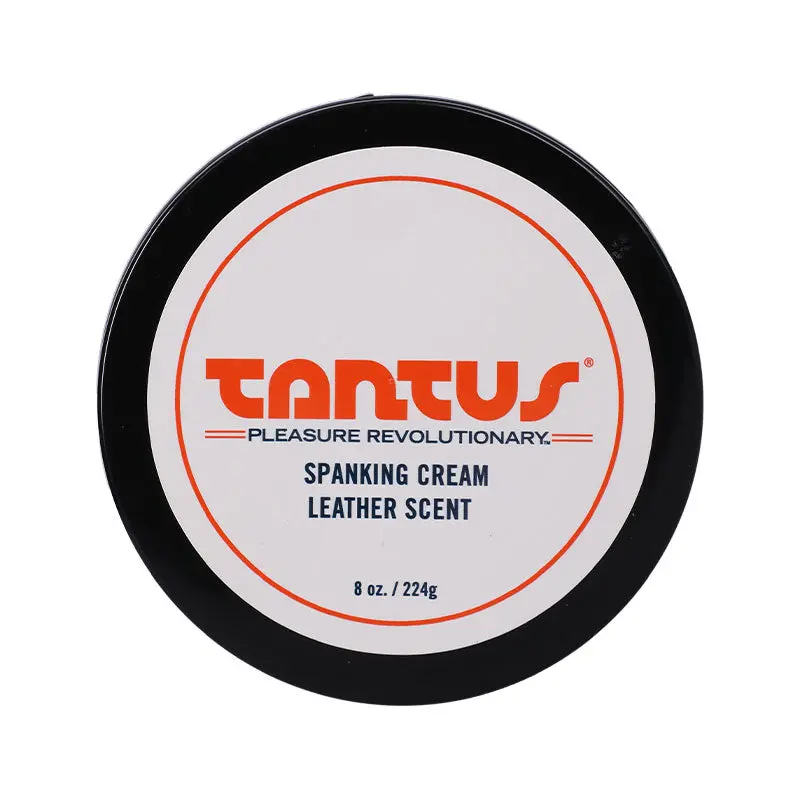 Tantus Apothecary Spanking Cream Leather Scent 8 Oz. 1