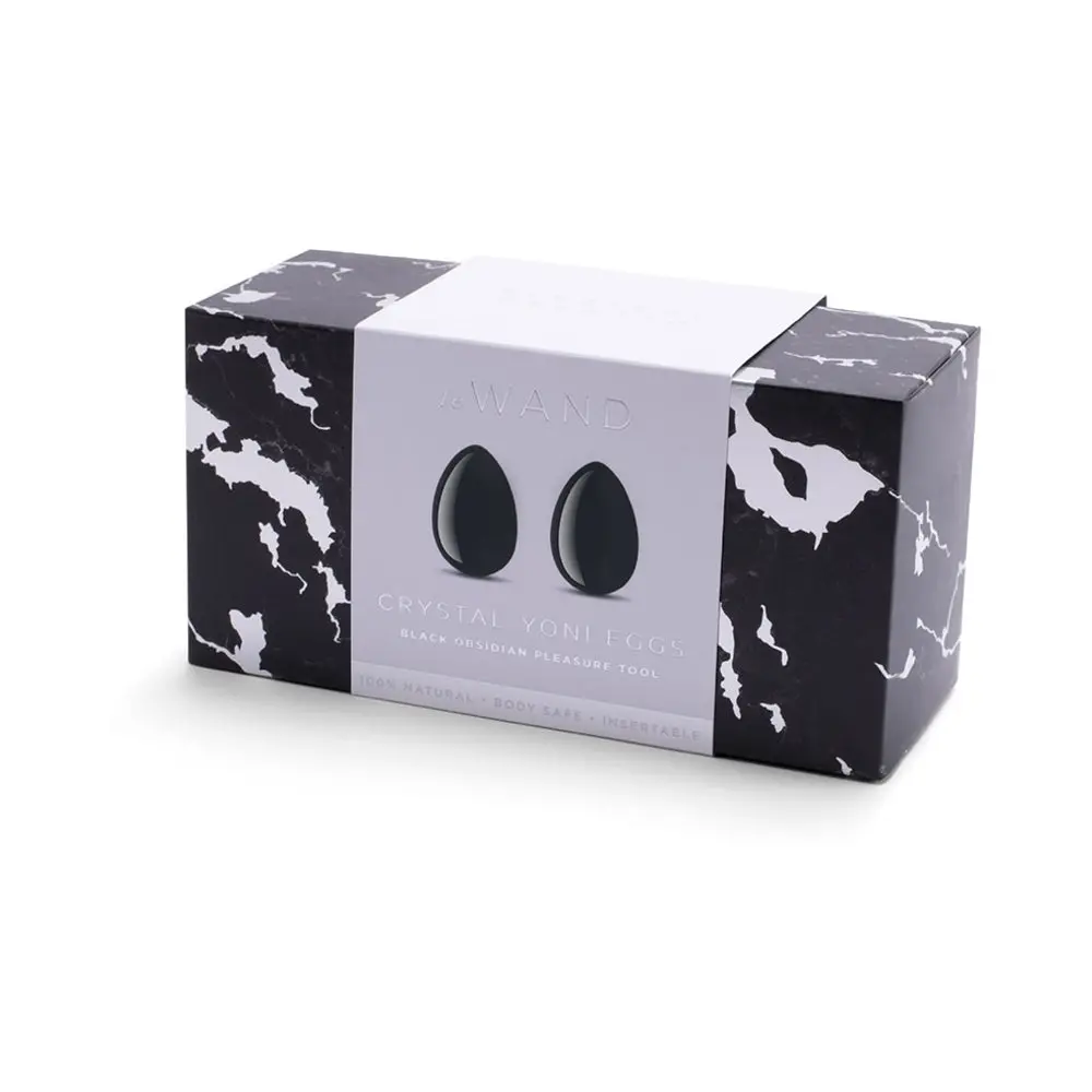 Le Wand Crystal Yoni Eggs Black Obsidian 1