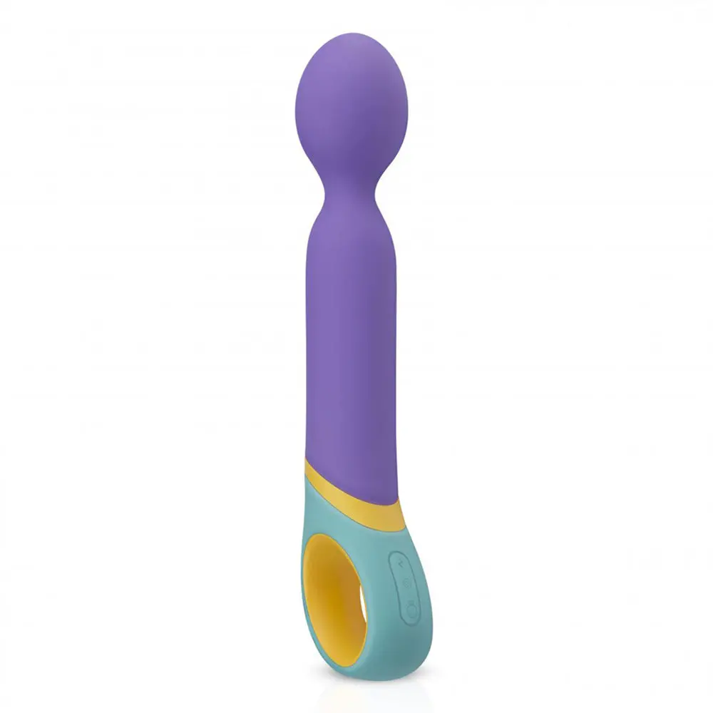 Pmv20 Base Wand Vibrator Silicone Purple 2