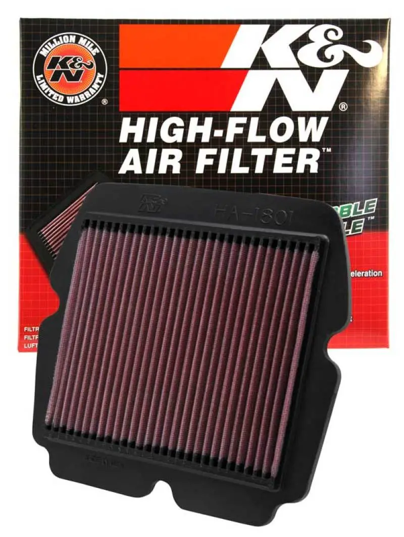 K&N 01-08 Honda Gl1800 Gold Wing Replacement Air Filter 1
