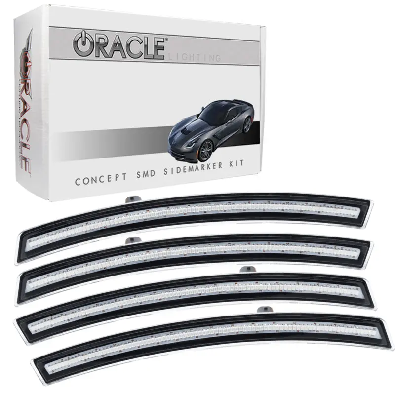 Oracle Chevrolet Corvette C7 Concept Sidemarker Set - Clear - No Paint See Warranty 1