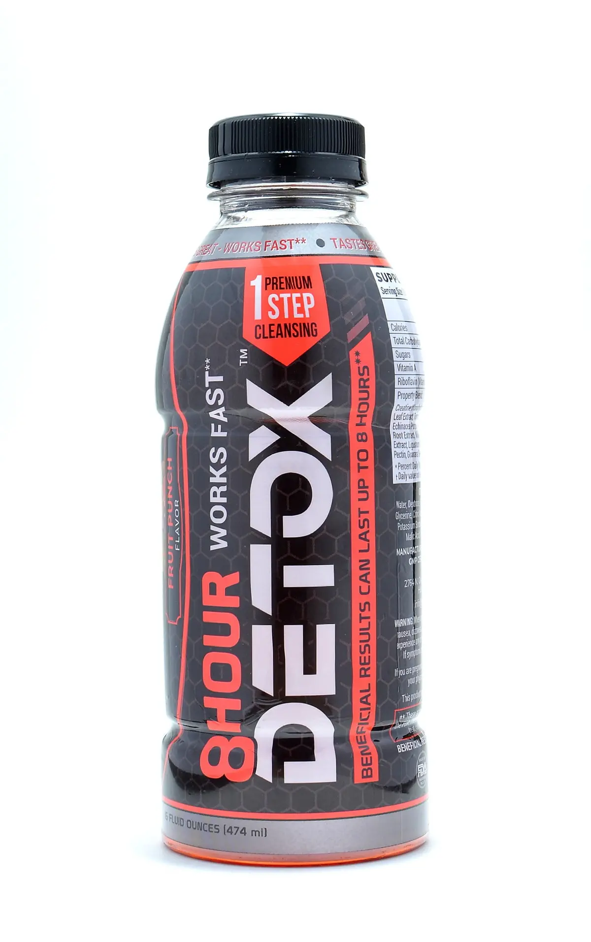 8 Hour Detox 16Oz - Fruit Punch 1
