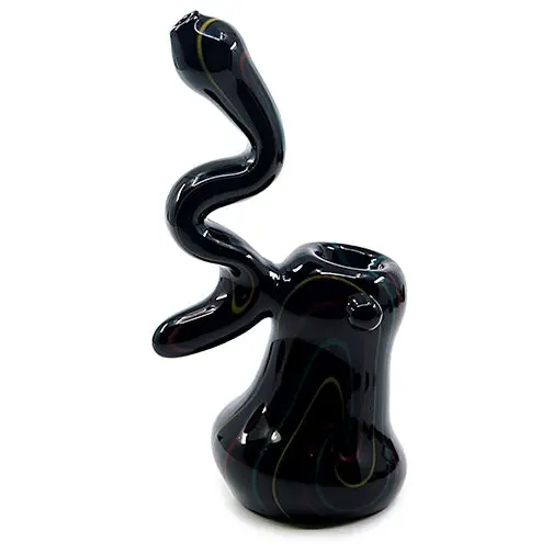 Glass Bubbler - Rasta Swirl Bubbler (6") 1