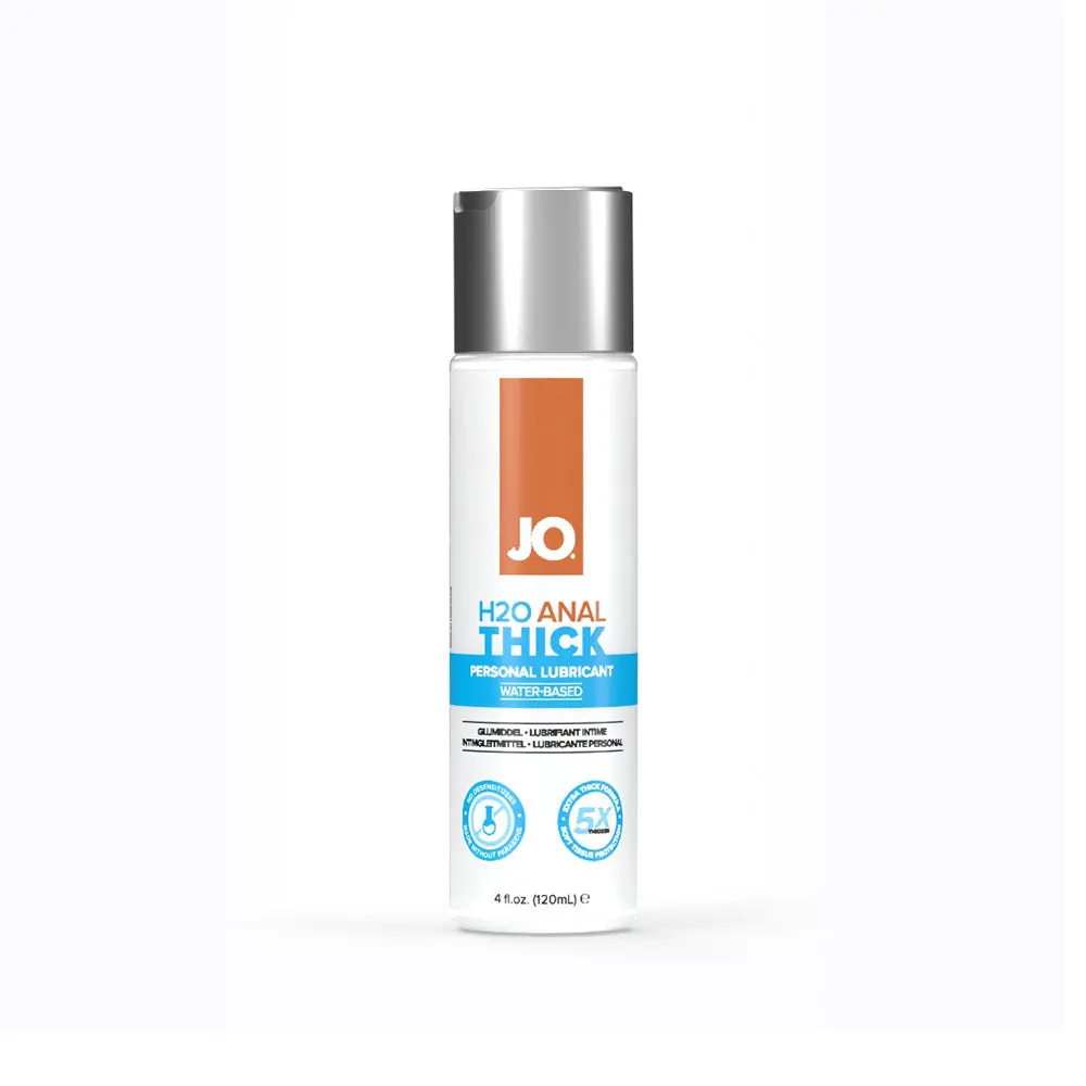 Jo H2o Anal Thick Water-Based Lubricant 4 Oz. 1