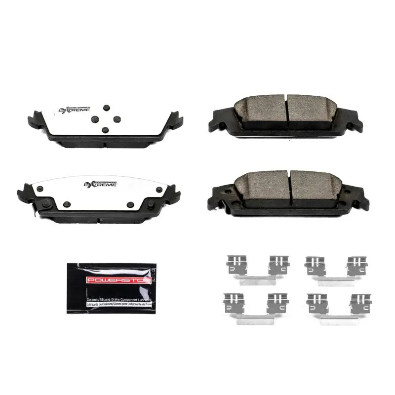 Power Stop 15-19 Cadillac Escalade Rear Z36 Truck & Tow Brake Pads W/Hardware 1
