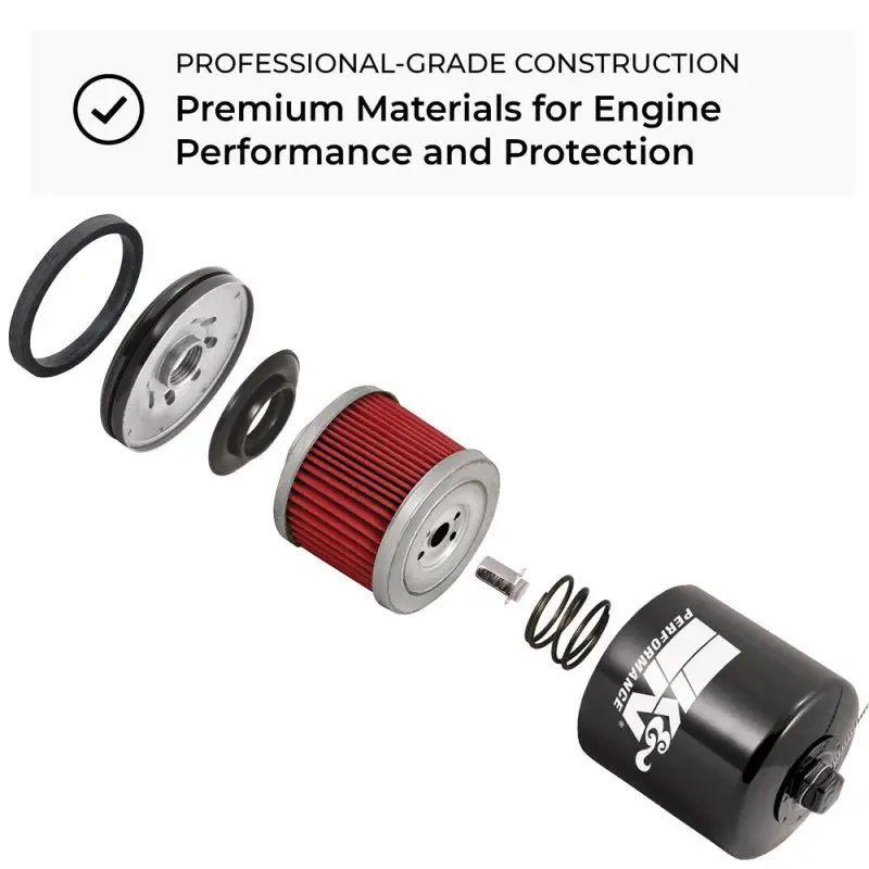 K&N Honda / Kawasaki / Arctic Cat / Suzuki / Triumph / Yamaha 2.688In Od X 2.969In H Oil Filter 1