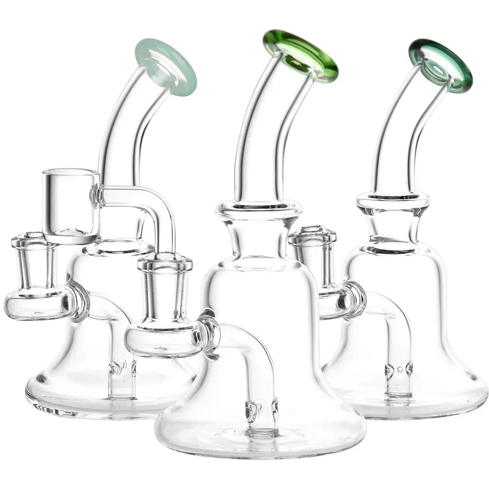 No Muss, No Fuss Bell Style Glass Dab Rig - 6.25" / 14Mm 1
