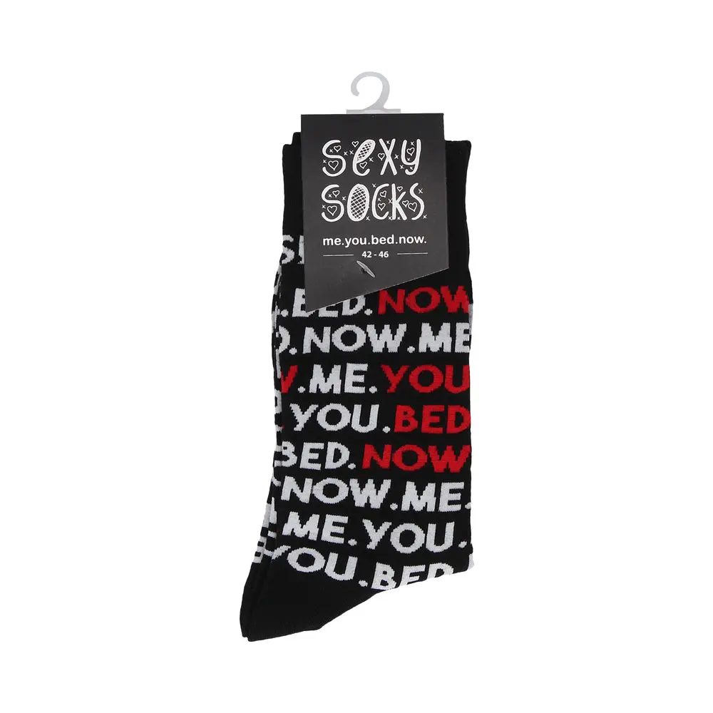Shots Sexy Socks Me.You.Bed.Now. M/L 1