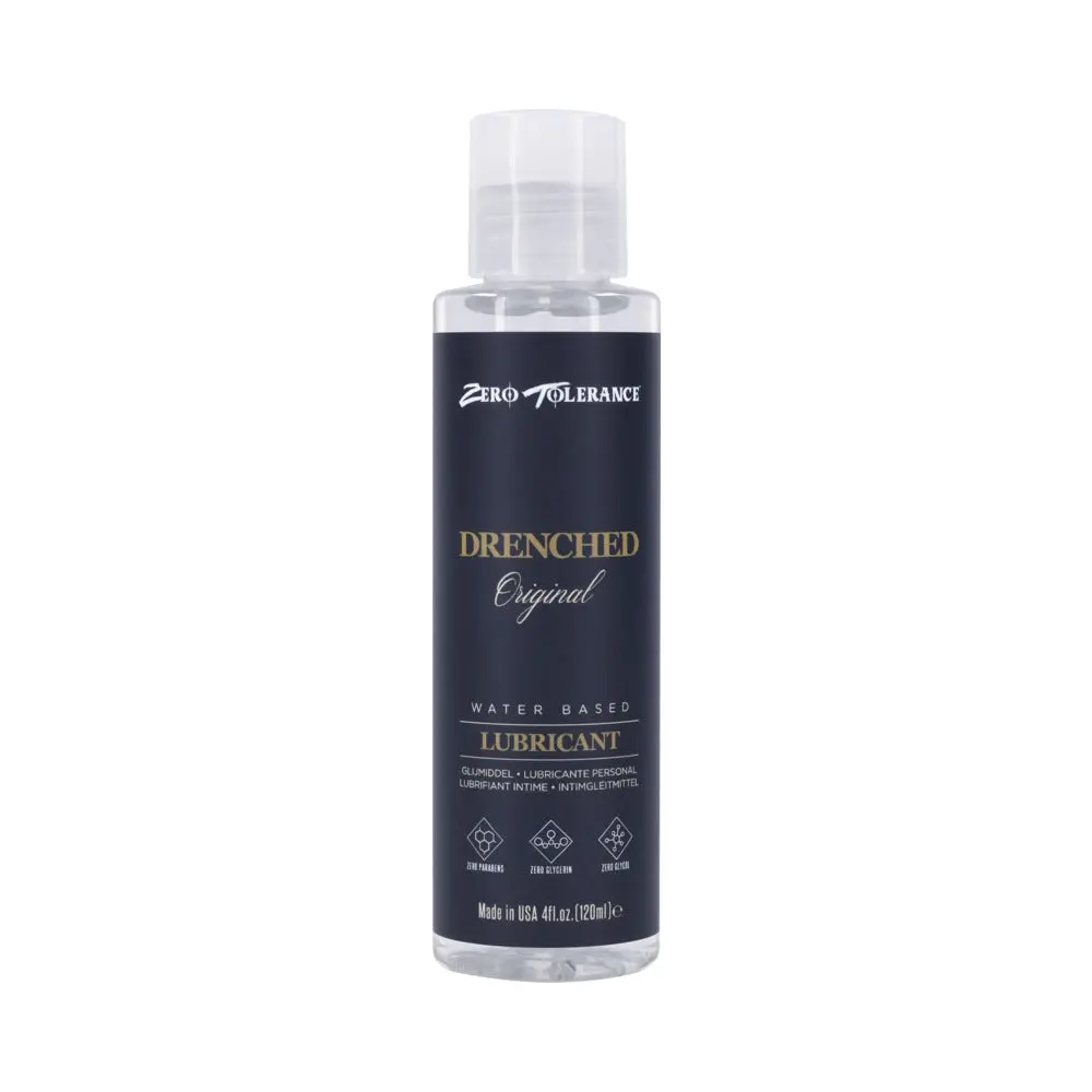 Zero Tolerance Drenched Original Water-Based Lubricant 4 Oz. 1