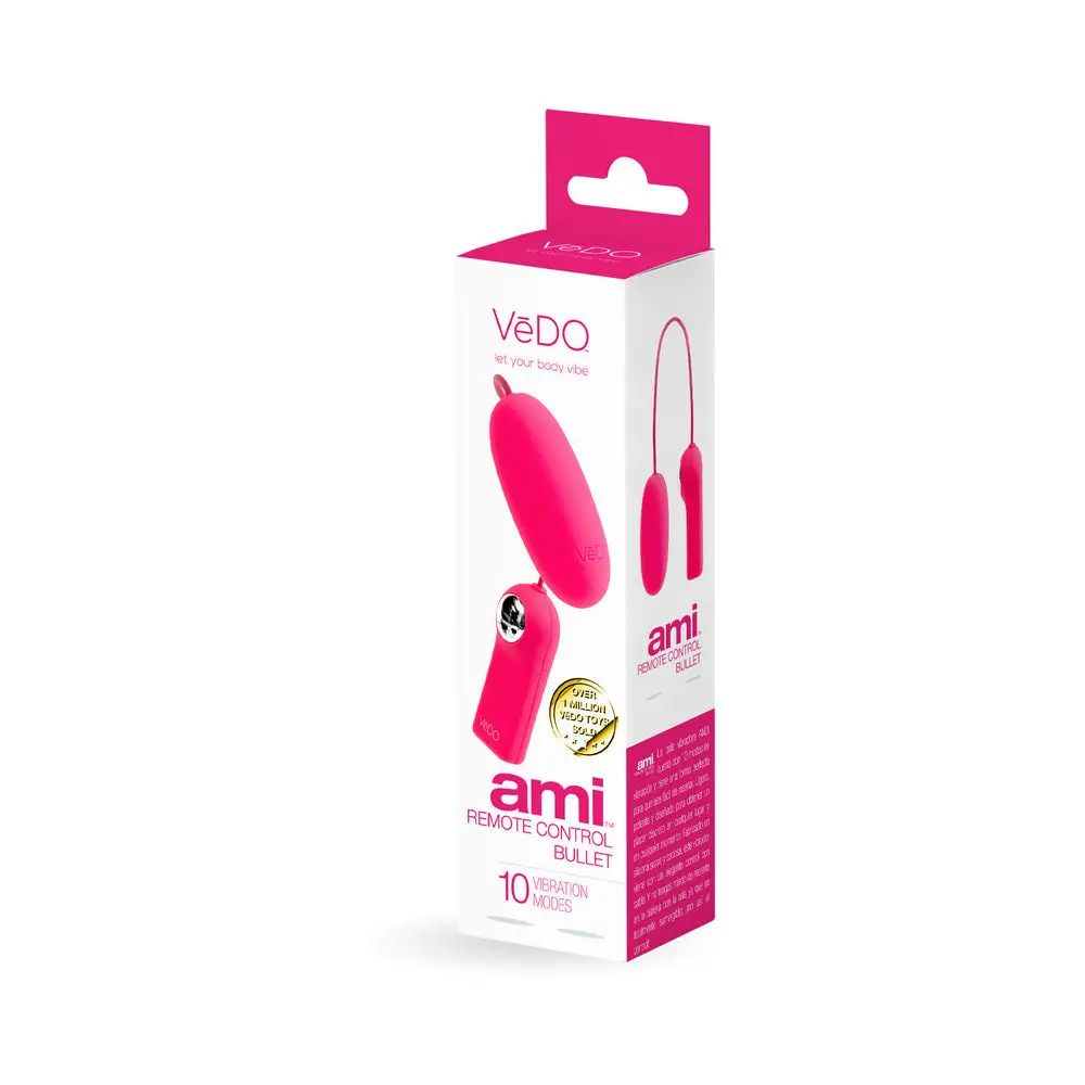 Vedo Ami Remote Control Bullet Foxy Pink 1