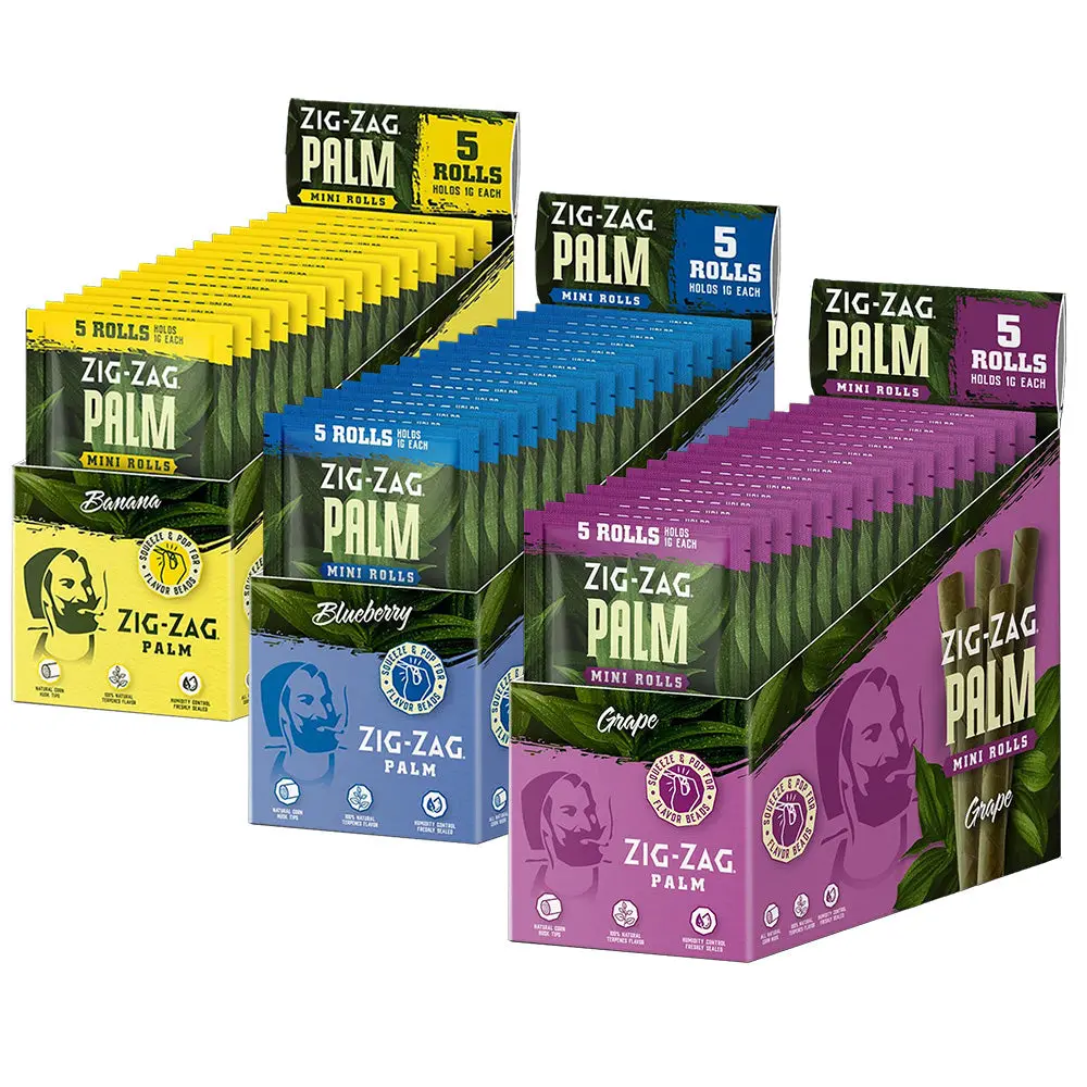 Zig Zag Mini Palm Roll | 5Pk | 15Pc Display 1