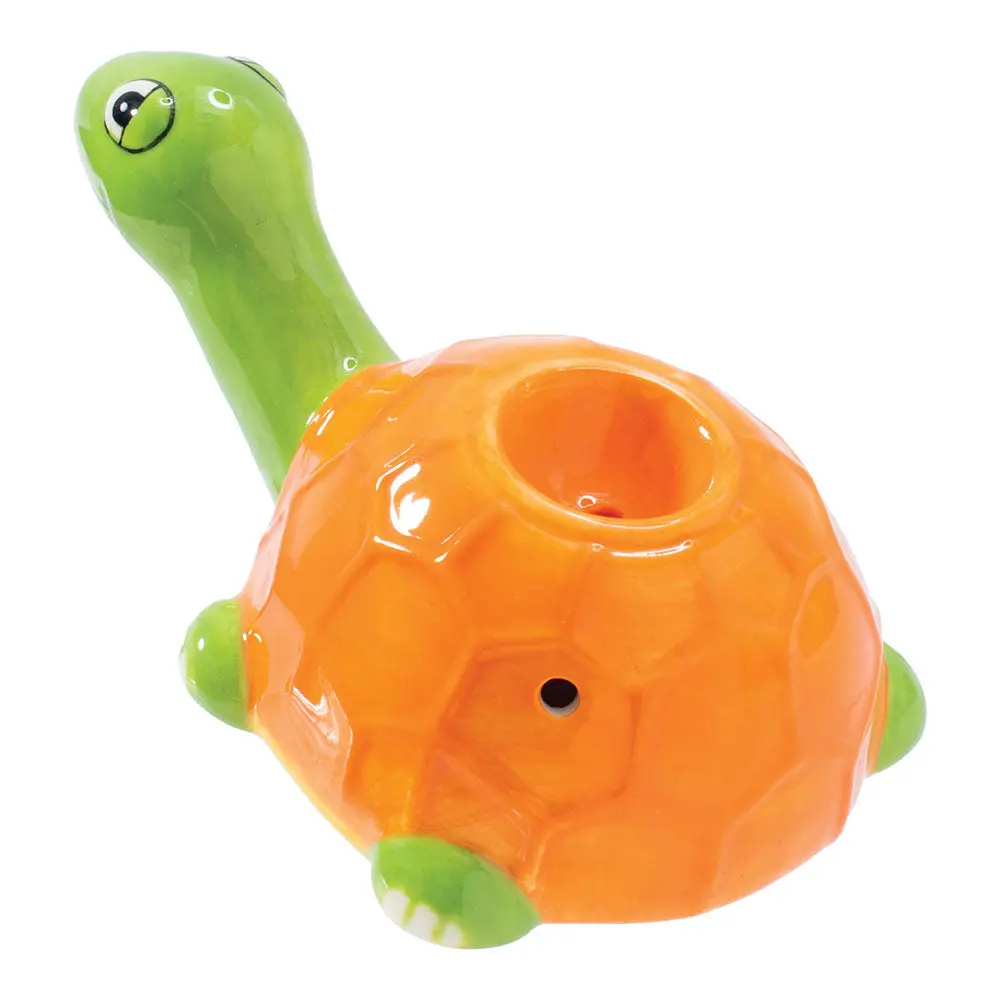 Wacky Bowlz Sea Turtle Ceramic Pipe - 4.5" 1