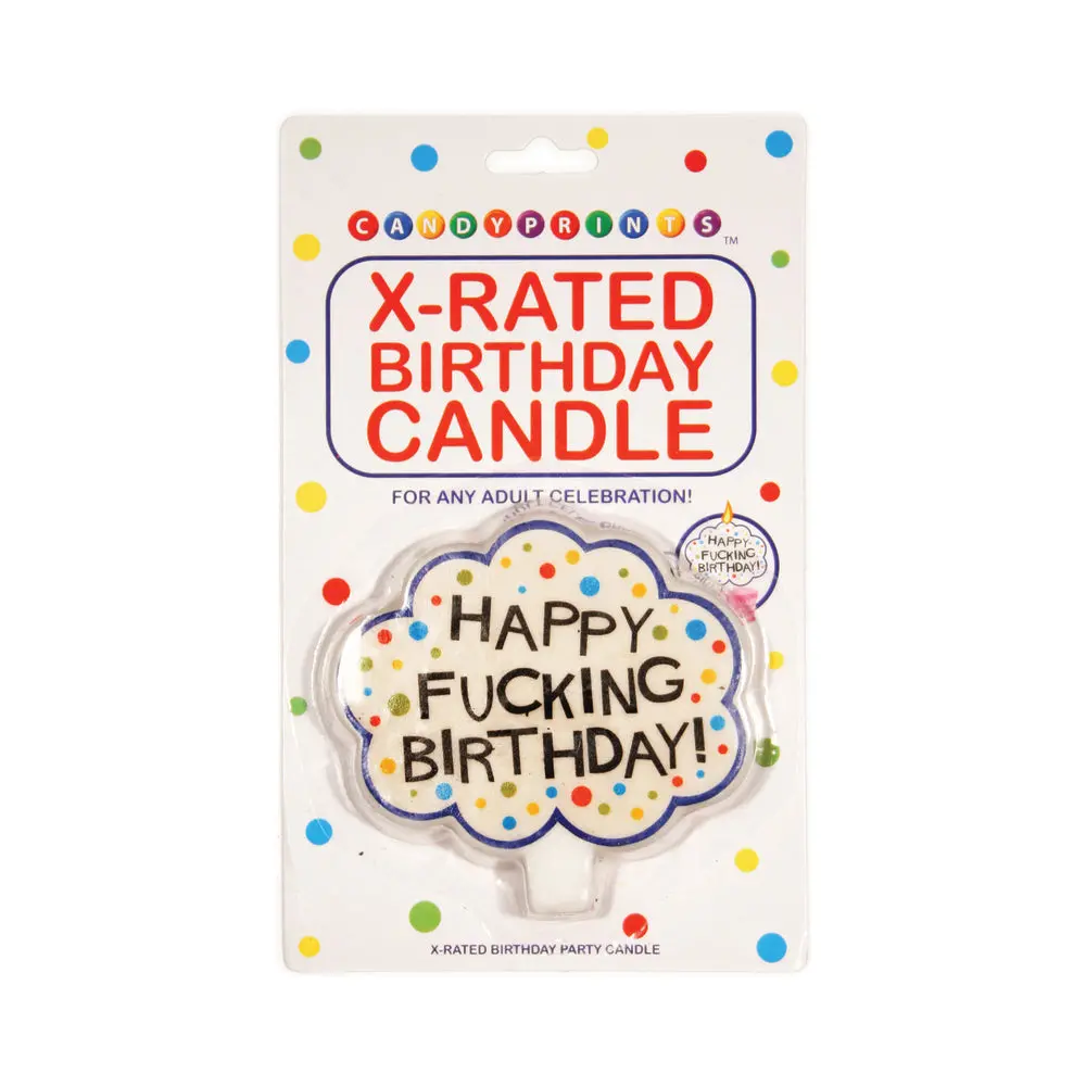 Happy Fucking Birthday! X-Rated Candle 1