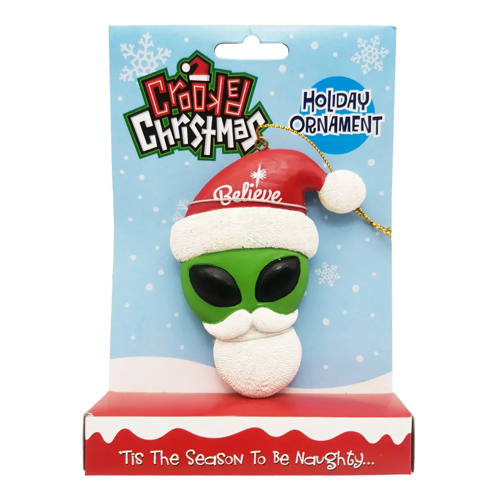 Crooked Christmas Ornament - Believe 1