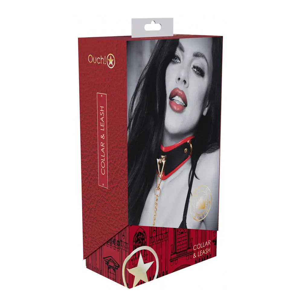 Ouch! International Milan Collection Collar With Leash 1