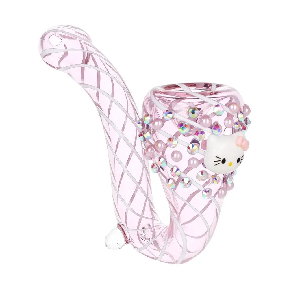 Greetings Hello Kitty Sherlock Glass Pipe - 5.25" 1
