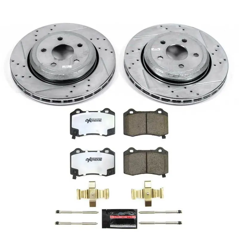 Power Stop 18-21 Jeep Grand Cherokee Rear Z26 Street Brake Kit 1