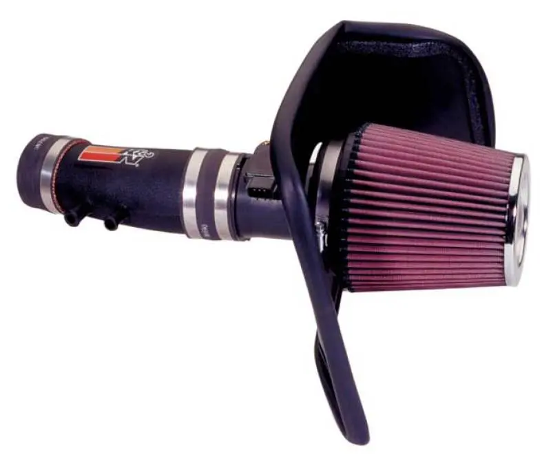 K&N 01-04 Nissan Frontier V6-3.3L S/C Performance Intake Kit 1