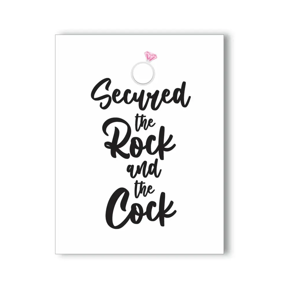 Secured The Rock And The Cock Naughty Kard 1