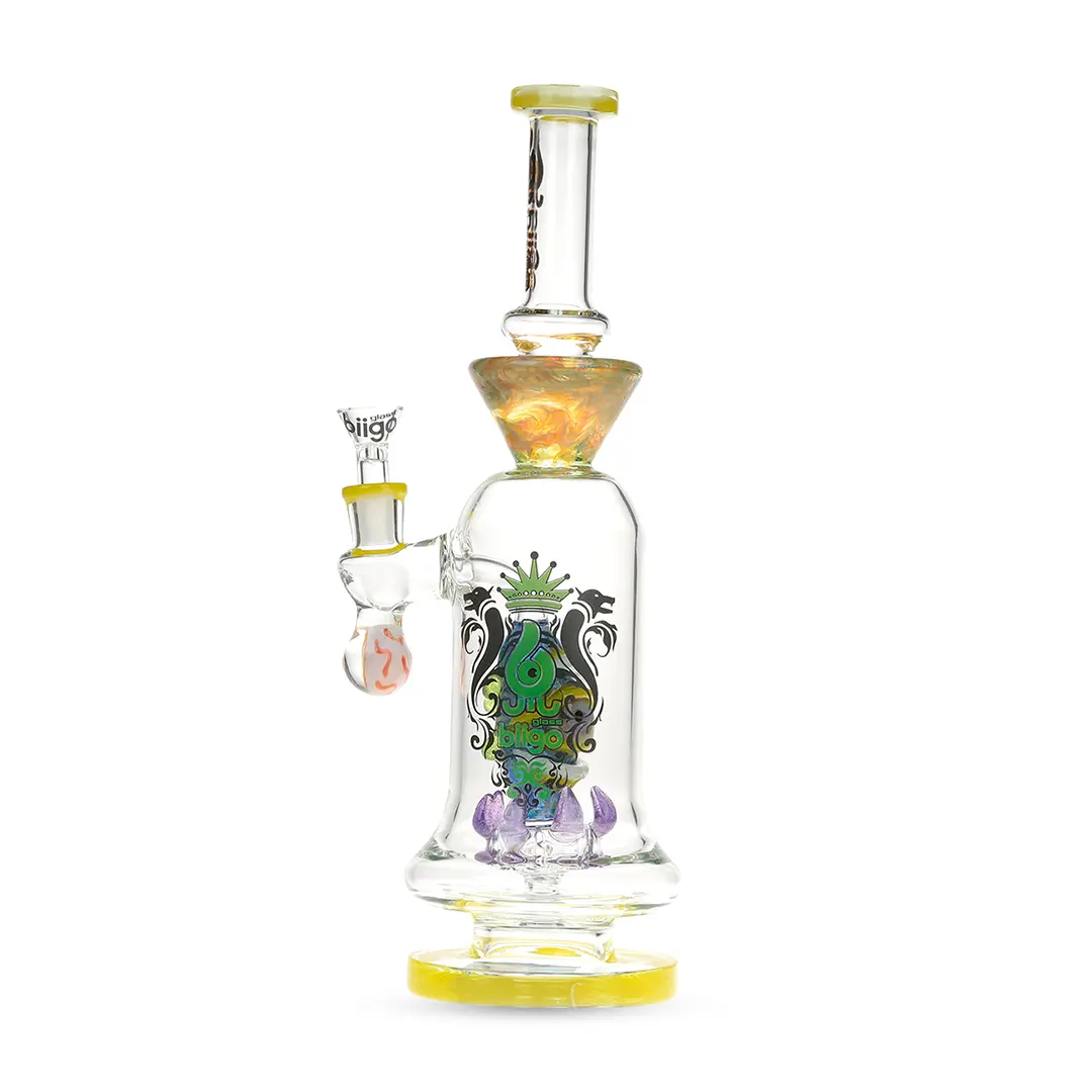 Lookah Glass 13.5" Mouth Eye Angled Water Pipe 1