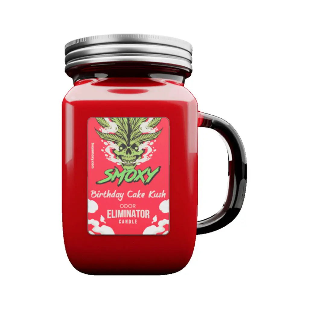 Smoxy Birthday Cake Kush Odor Candle 1