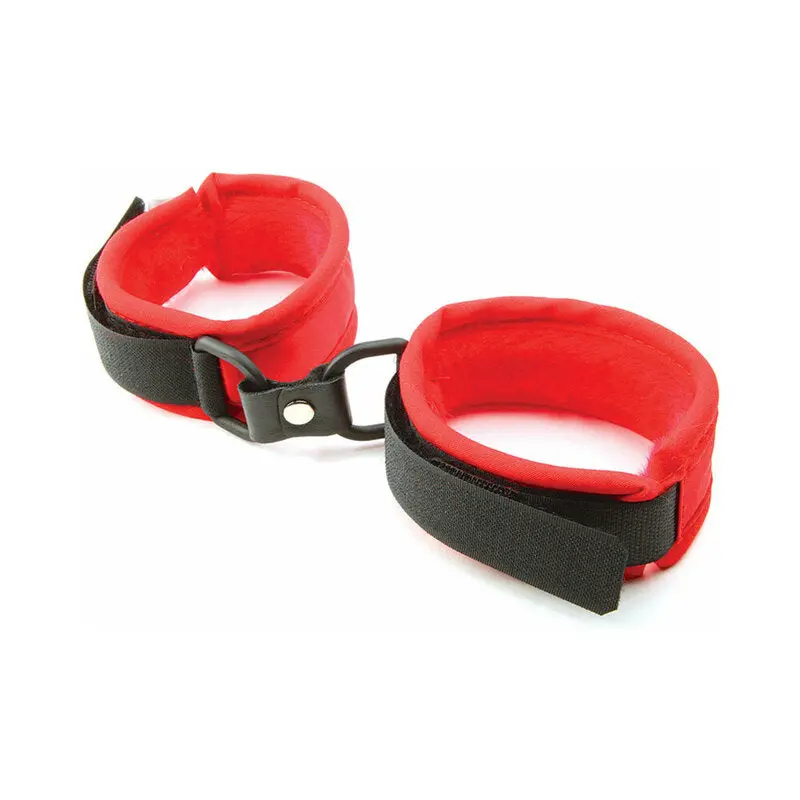Red Faux Fur Handcuffs 1