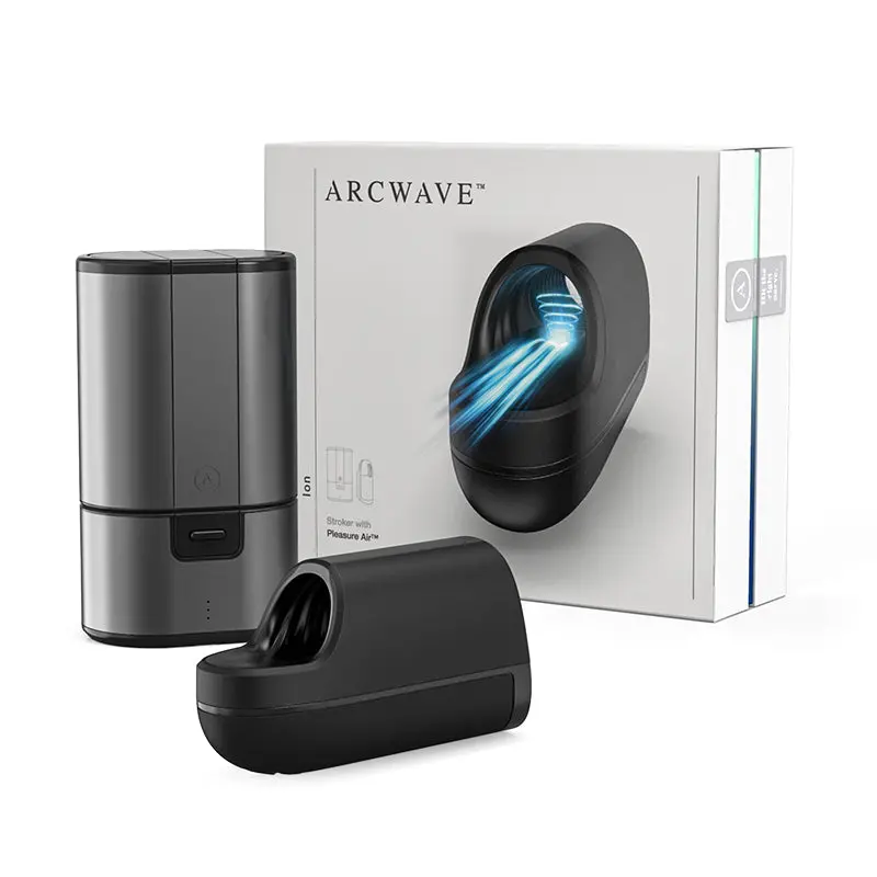 Arcwave Ion Rechargeable Stroker With Pleasure Air Black 1