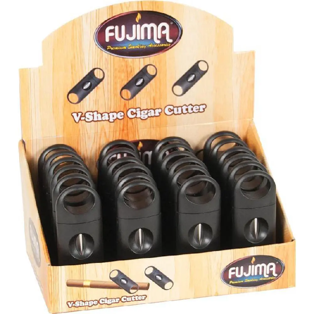 Fujima V-Shape Cigar Cutter | 24Pc Display 1