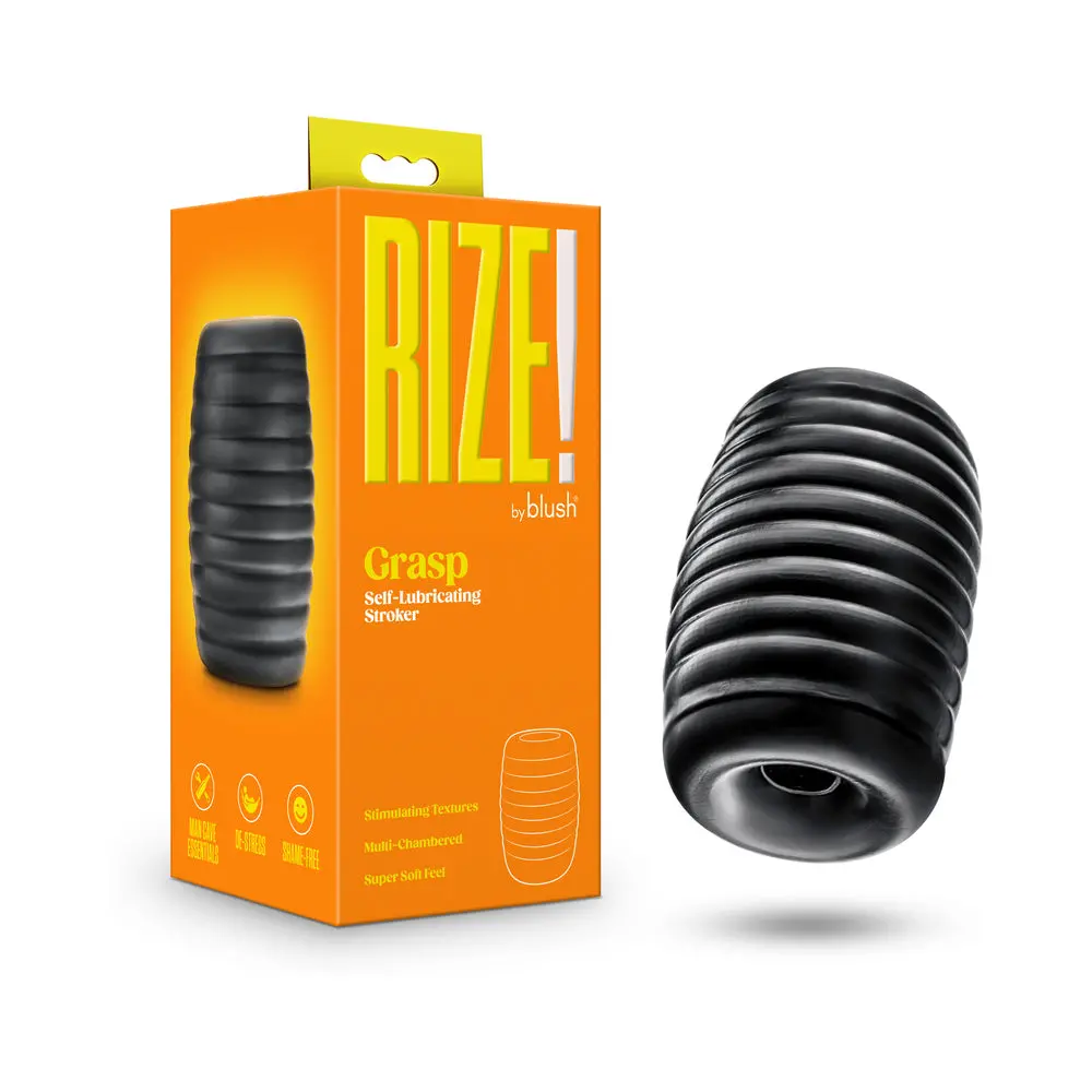 Rize Grasp Self-Lubricating Stroker Black 1