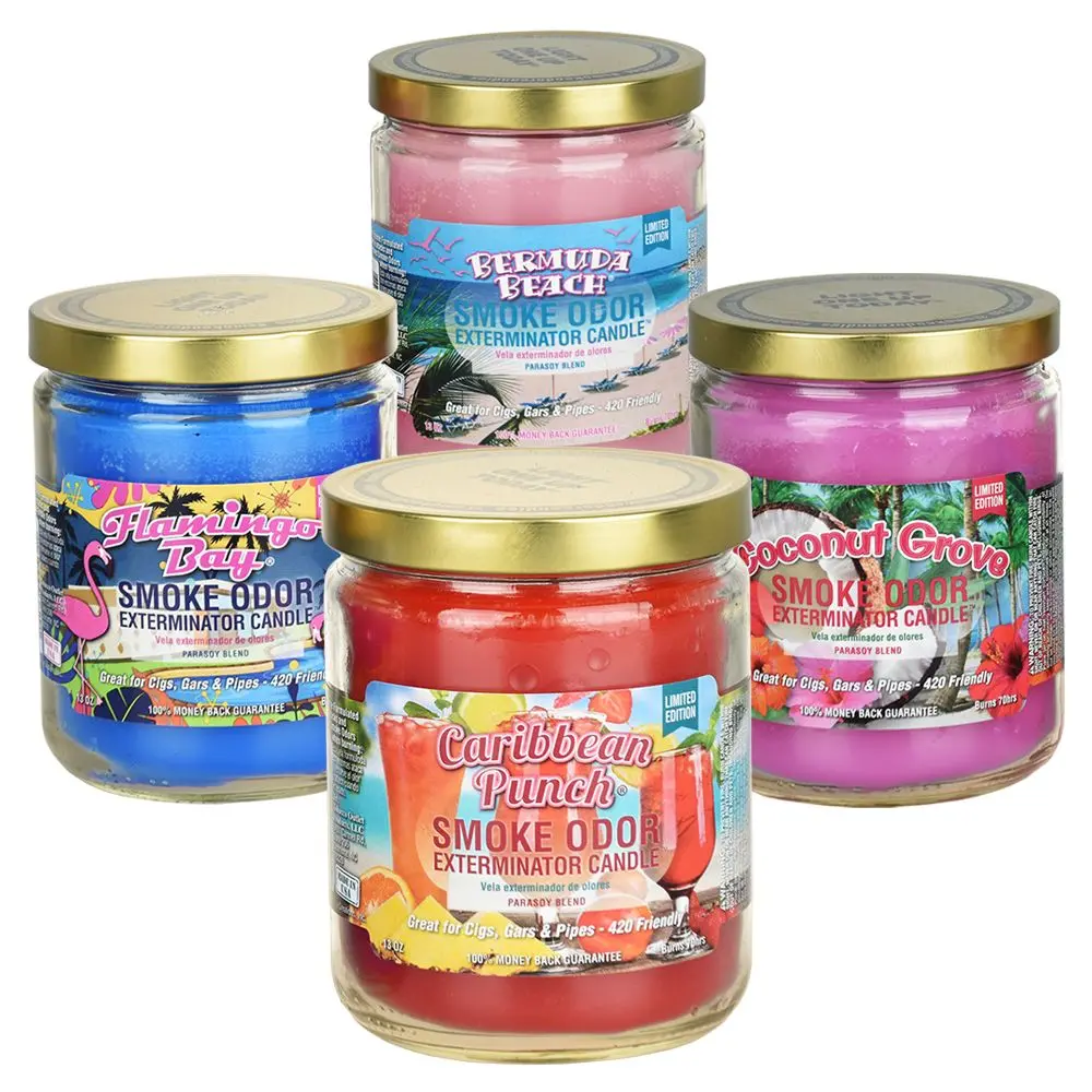 Smoke Odor Exterminator Candles - 13Oz / Travel Scents 12Ct 1