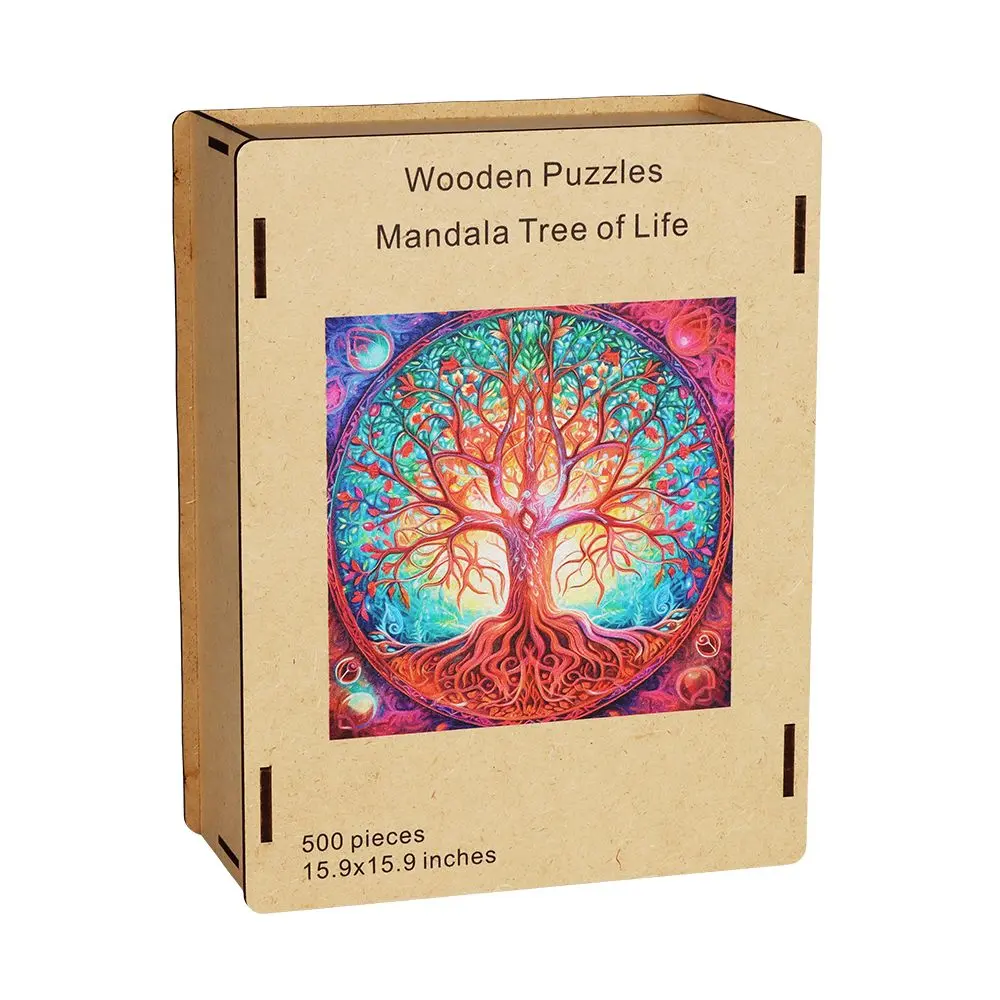 Tree Of Life Whimsy Wooden Puzzle - 500 Pieces 1