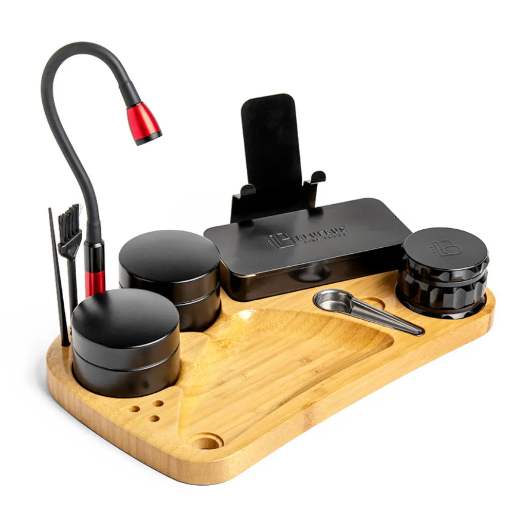 Blaze Wooden Rolling Tray 1