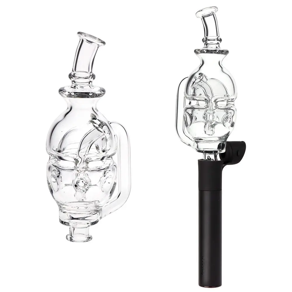 Pulsar Fab Egg Bubbler Glass Mouthpiece Attachment For Puffco Pivot - 5" / Clear 1