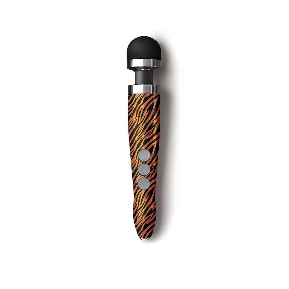 Doxy Die Cast 3R Rechargeable Compact Wand Vibrator Tiger 1