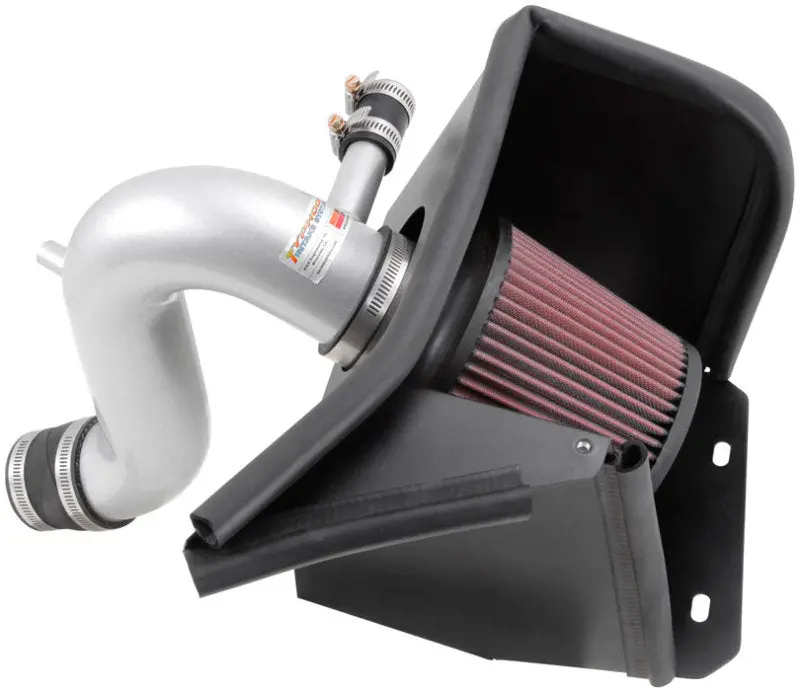K&N 69 Series Typhoon Performance 13 Chrysler/Dodge 200/Avenger 2.4L Silver Cold Air Intake Kit 1