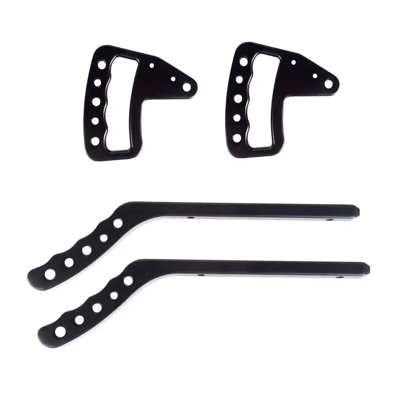 Rugged Ridge Aluminum Grab Handles F/R Kit Black 07-18 Jeep Wrangler Jk/Jku 2