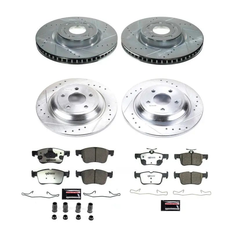 Power Stop 21-22 Ford Bronco Sport Front & Rear Z36 Truck & Tow Brake Kit 1
