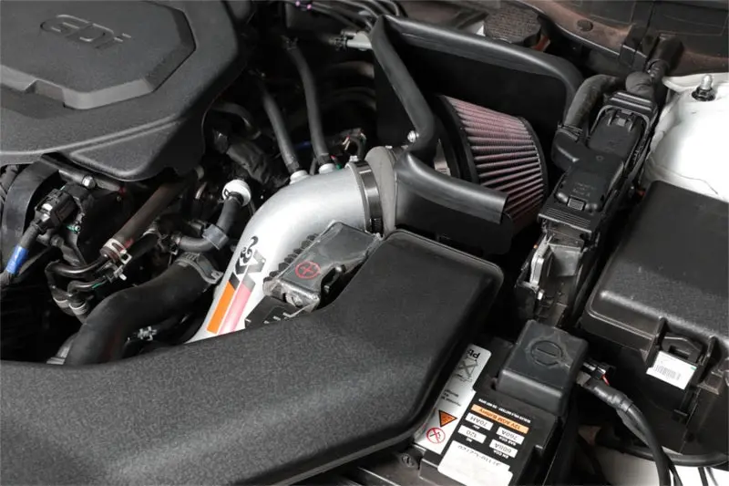 K&N 15-18 Hyundai Sonata L4-2.4L F/I Silver Typhoon Short Ram Intake 2