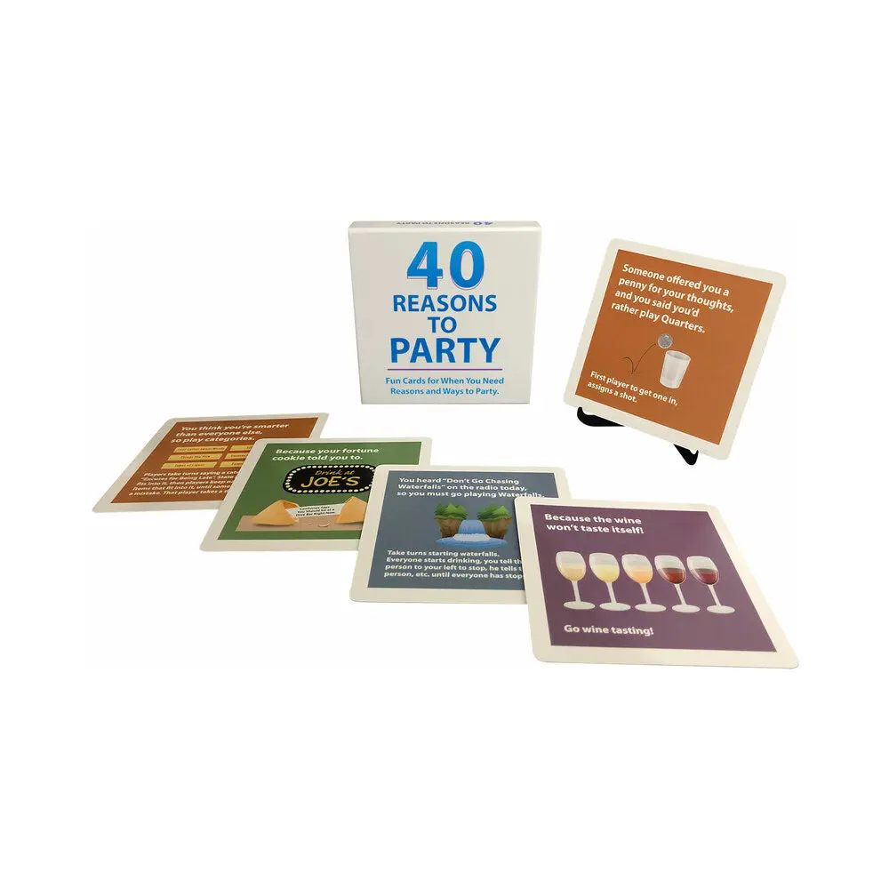 40 Reasons To Party Cards 1