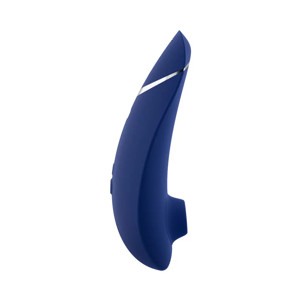 Womanizer Premium 2 Rechargeable Silicone Luxurious Pleasure Air Clitoral Stimulator Blueberry 1