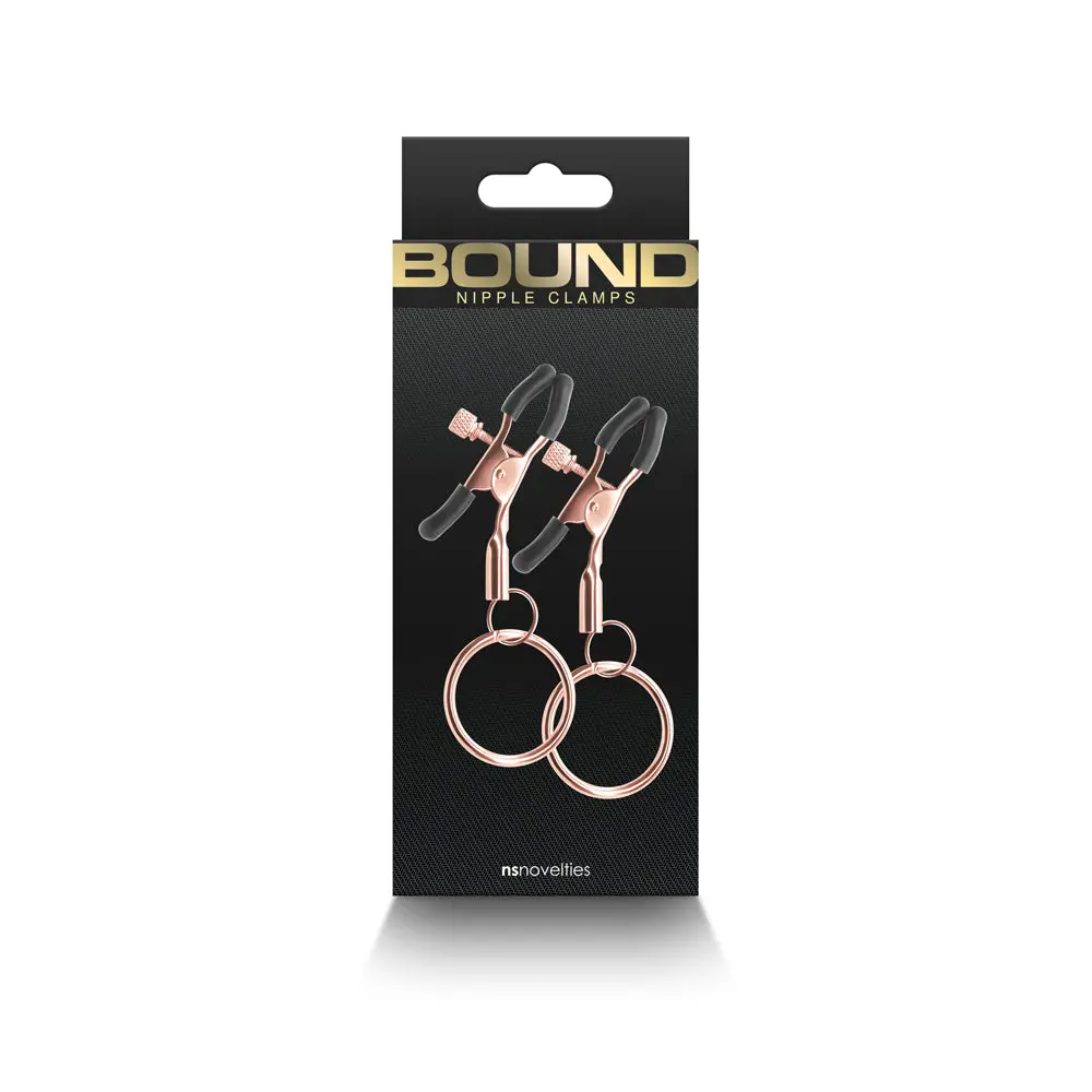 Bound Nipple Clamps C2 Rose Gold 1
