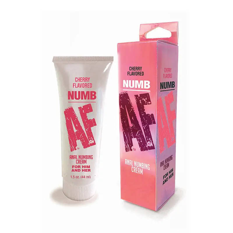 Numb Af Cherry Flavored Anal Numbing Cream 1.5 Oz. 1