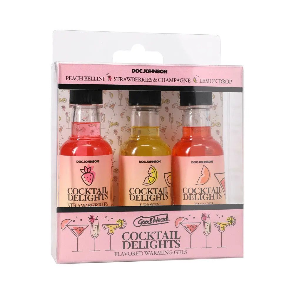Goodhead Cocktail Delights Flavored Warming Gels 3-Pack 1