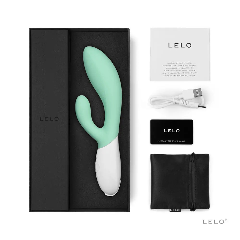Lelo Ina 3 Rechargeable Dual Stimulator Seaweed 2