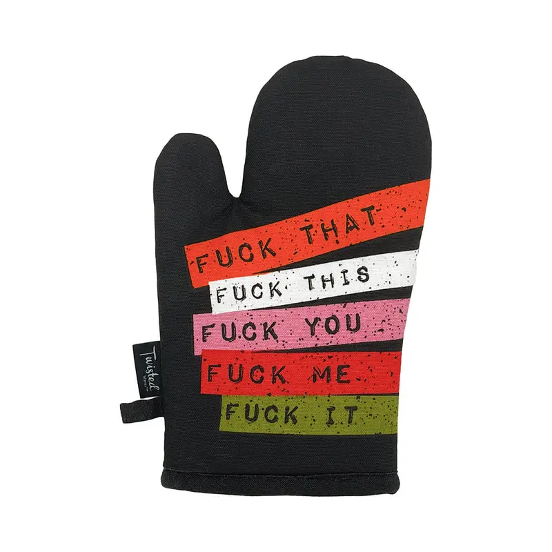 Twisted Wares Fuck Everything Oven Mitt 1