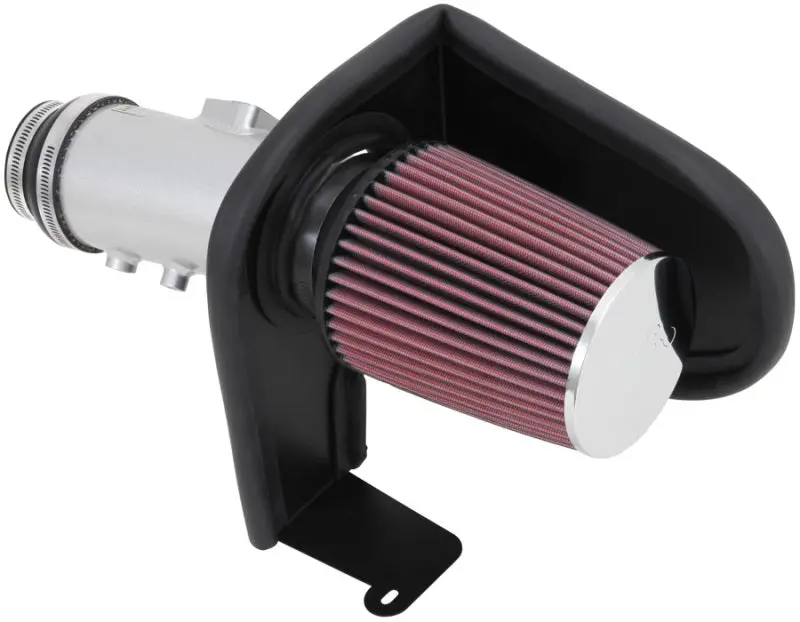 K&N 13-14 Honda Accord 3.5L V6 69 Series Typhoon Air Intake System - Silver Cold Air Intake Kit 1
