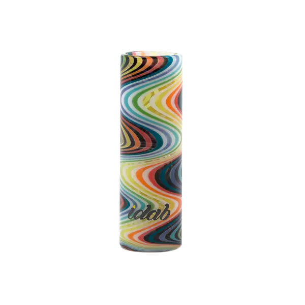Stündenglass Idab Glass Hookah Hose Tip (Rainbow + Clear) 1